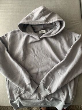 Hollister Light Gray Zip Pocket Sweat shirt